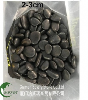  2-3cm Size Black Pebbles Stone	