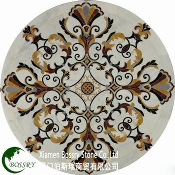 Marble border for interior flooring decoration